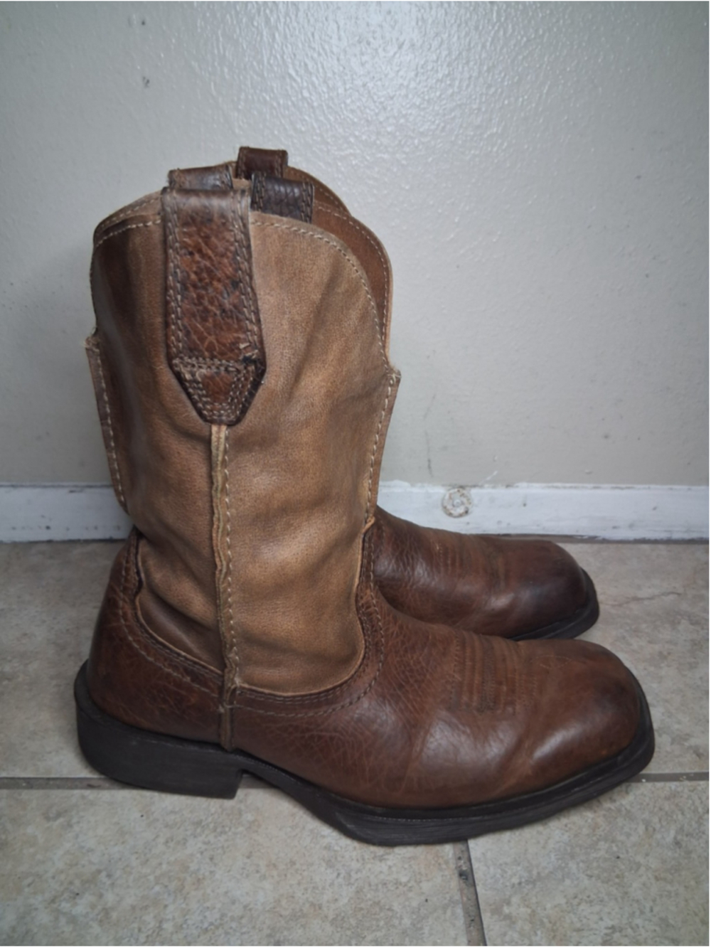 Ariat Rambler Men's Size 7 D Western Cowboy Boots Brown Leather 10002317